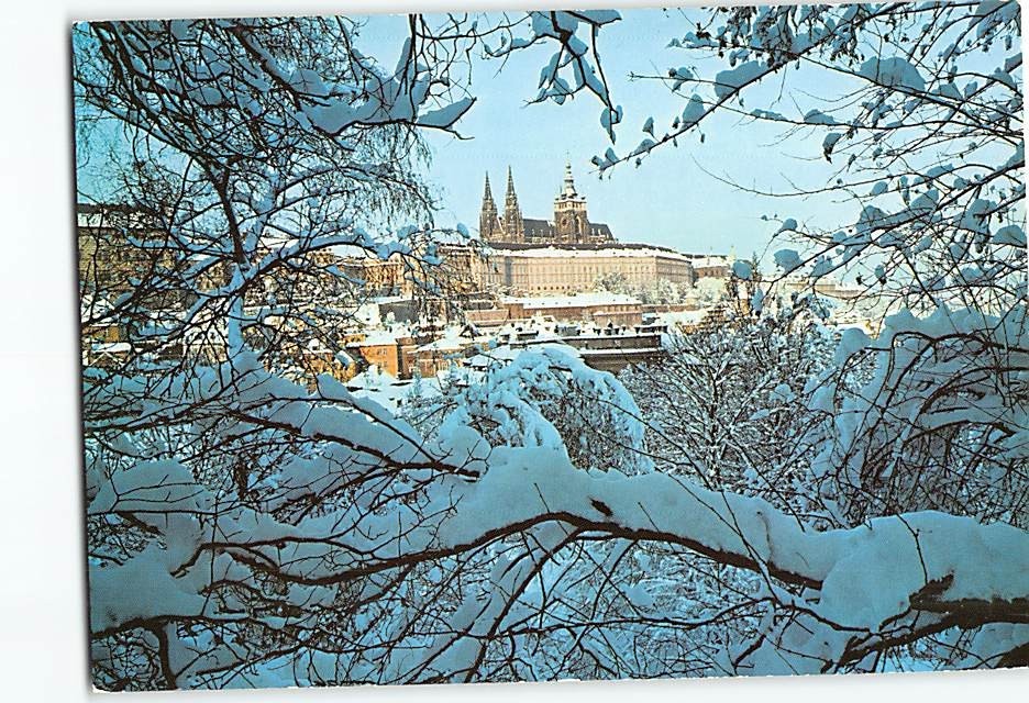 Postcard Prague Castle Prague Czech Republic