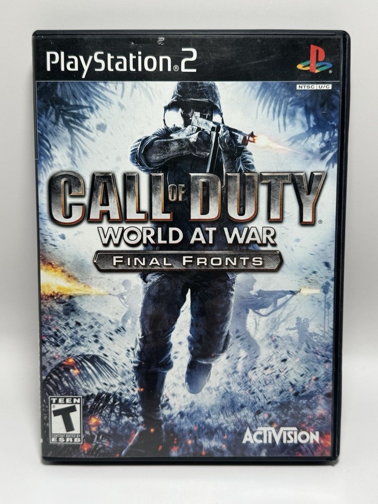 Call of Duty: World at War -- Final Fronts (Sony PlayStation 2, 2008) Tested