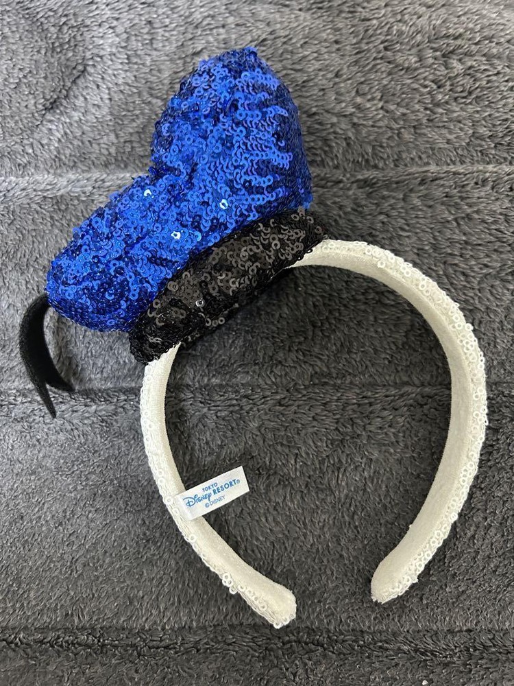 Donald Duck Sequined Headband from Tokyo Disney Resort Japan Pre-Owned with Tracking