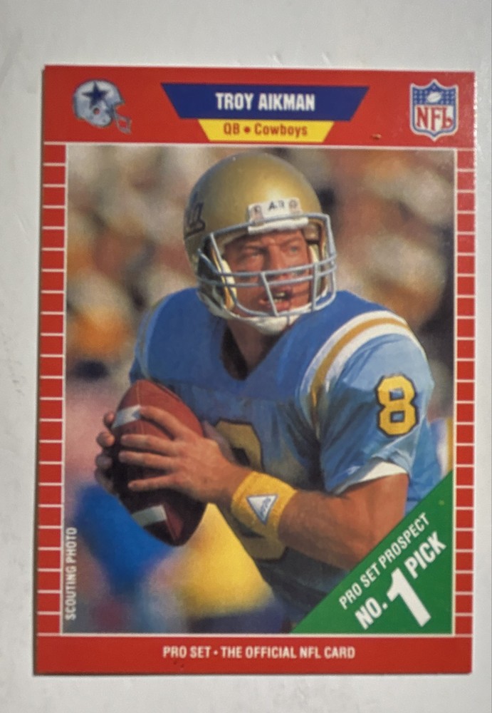 1989 Pro Set - Troy Aikman #490 (RC)