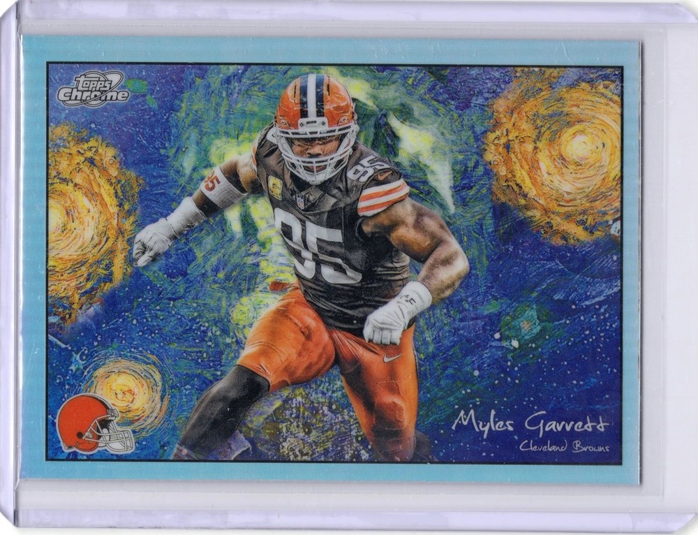 2025 Topps Chrome Cosmic Myles Garrett Stars In The Night #STN-23