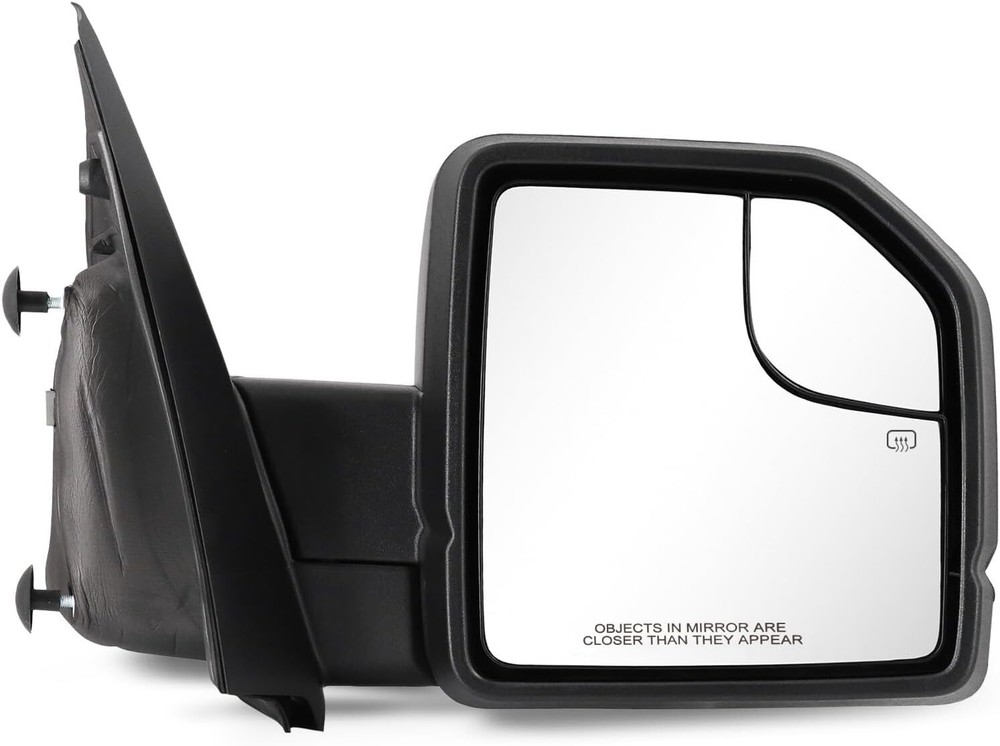 Used Passenger Right Side Tow Mirror Power Heated Puddle For 15-20 Ford F150