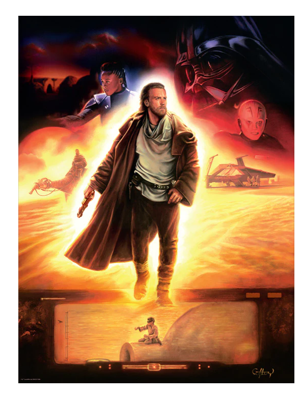 Star Wars Obi-Wan Kenobi Series Hope Poster Lithograph Art 18x24 by Mondo