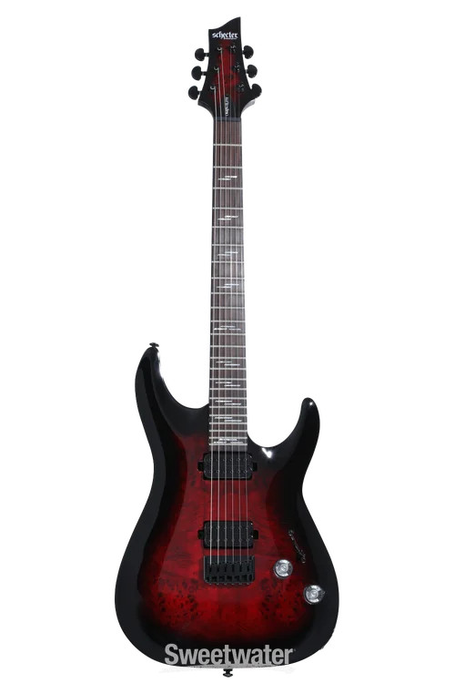 Schecter Omen Elite-6 Electric Guitar - Black Cherry Burst