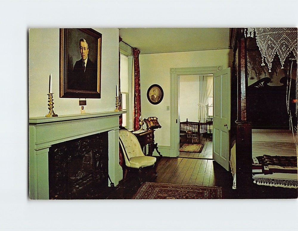Postcard Woodrow Wilson Birthplace Staunton Virginia USA