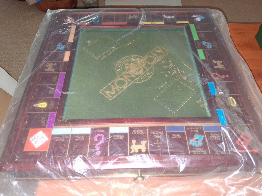 Monopoly Never Used Franklin Mint 1991 Edition 24k karat Gold coated tokens