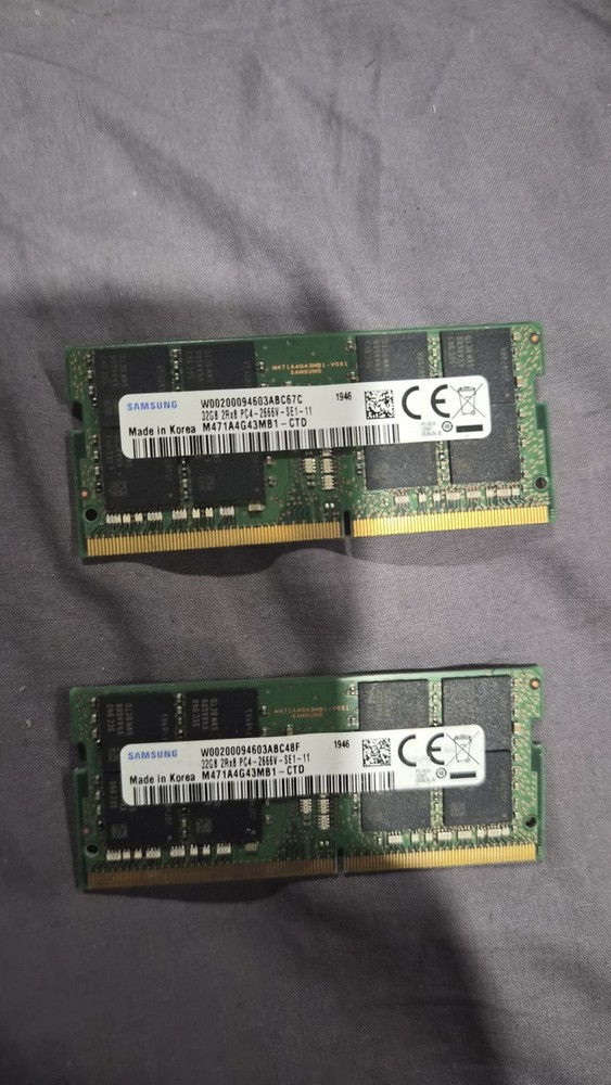 Samsung 64GB DDR4 (2x32GB) SODIMM Laptop Ram