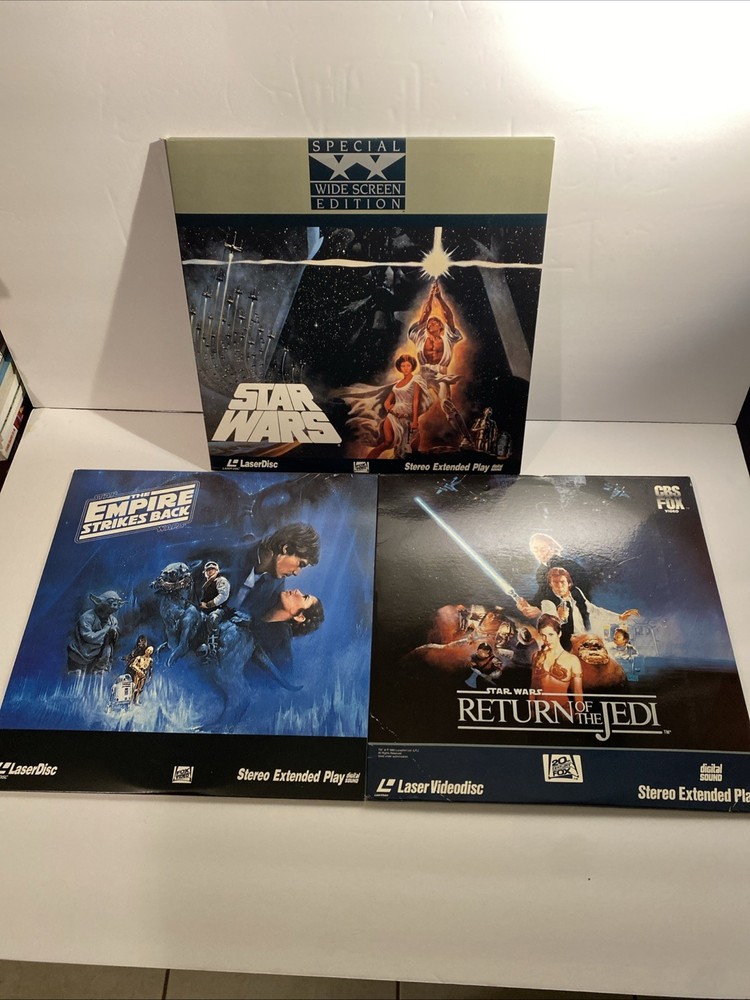 Star Wars Trilogy Laserdisc Star Wars,Empire Strikes Back,Return of Jedi