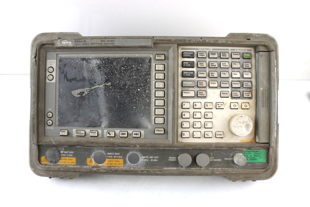 Agilent E4407B Spectrum Analyzer Front Panel Display LCD Keyboard Assembly
