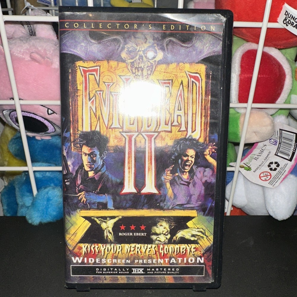 Evil Dead II 2 VHS 2000 Collectors Edition Widescreen THX Vintage Horror Movie