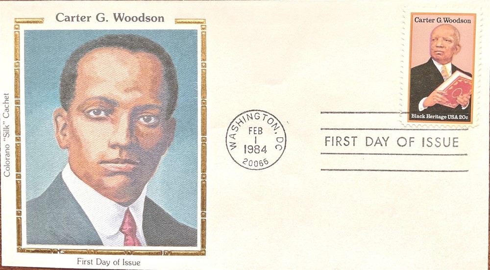 Colorano Silk 2073 Carter G. Woodson Father of Black History Taught WV State U.