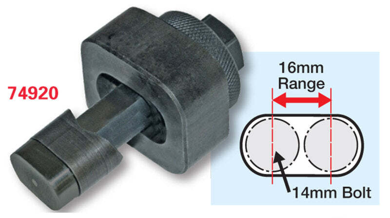 SPC Performance 14x16mm Slot Punch Tool for Precision Cutting