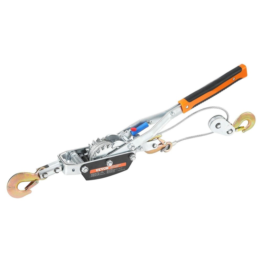 Come Along Winch, 5 Ton (11,023 lbs) Pulling Capacity, 11.5 ft Steel Cable, 3 Ho