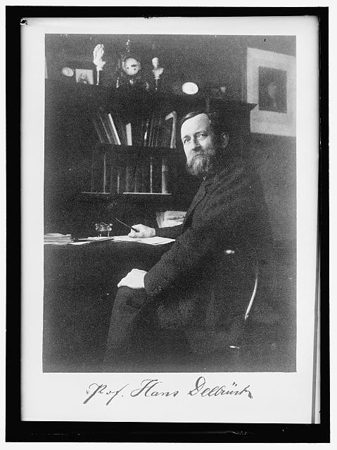 Photo:Germany Hans Delbr�ck 1915 Portrait at Desk Signed