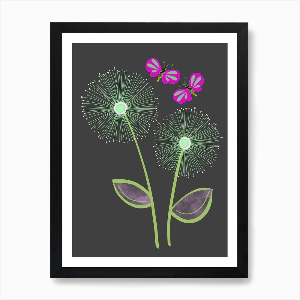Dandelion  Art Print Framed Wall Art Poster Canvas Print Picture
