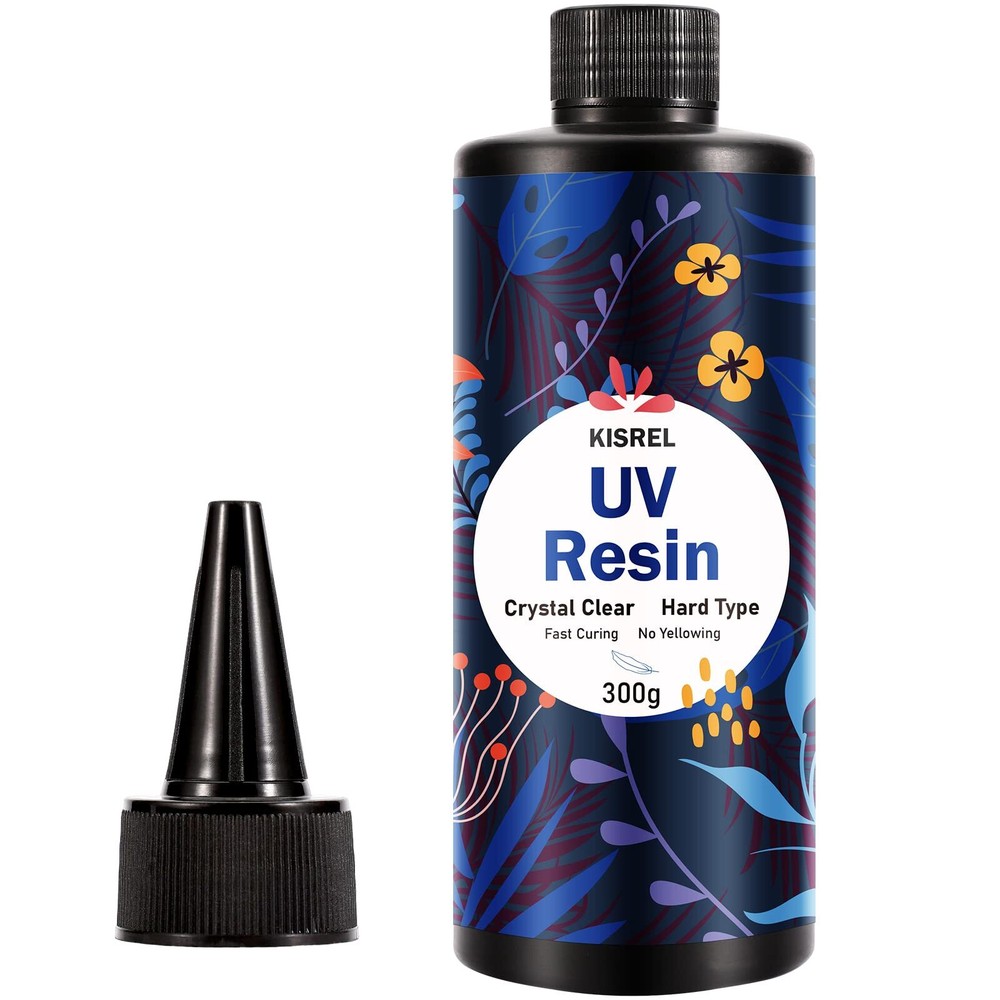 300g UV Resin Kit for Clear Epoxy Jewelry Making Crafts