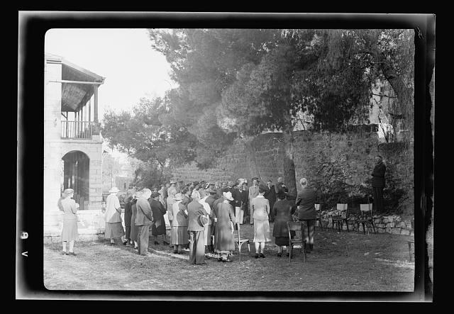 Photo:Jerusalem Palestine 1940 YMCA Hostel British Forces Men