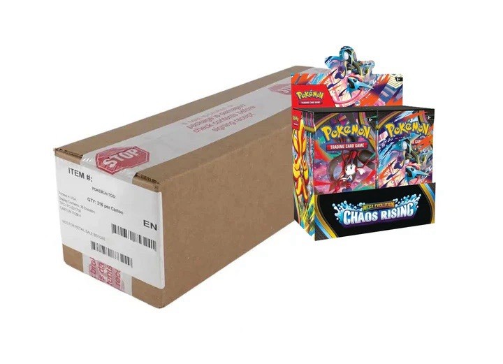 Pokemon Chaos Rising Booster Bundle- Case Of 6 Factory Sealed PRESALE