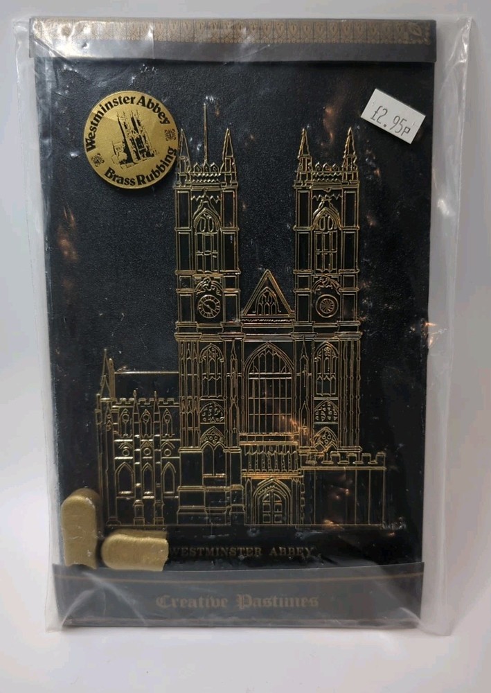 Westminster Abbey 1978 Brass Rubbing Kit Creative Pastimes Westminster Abbey