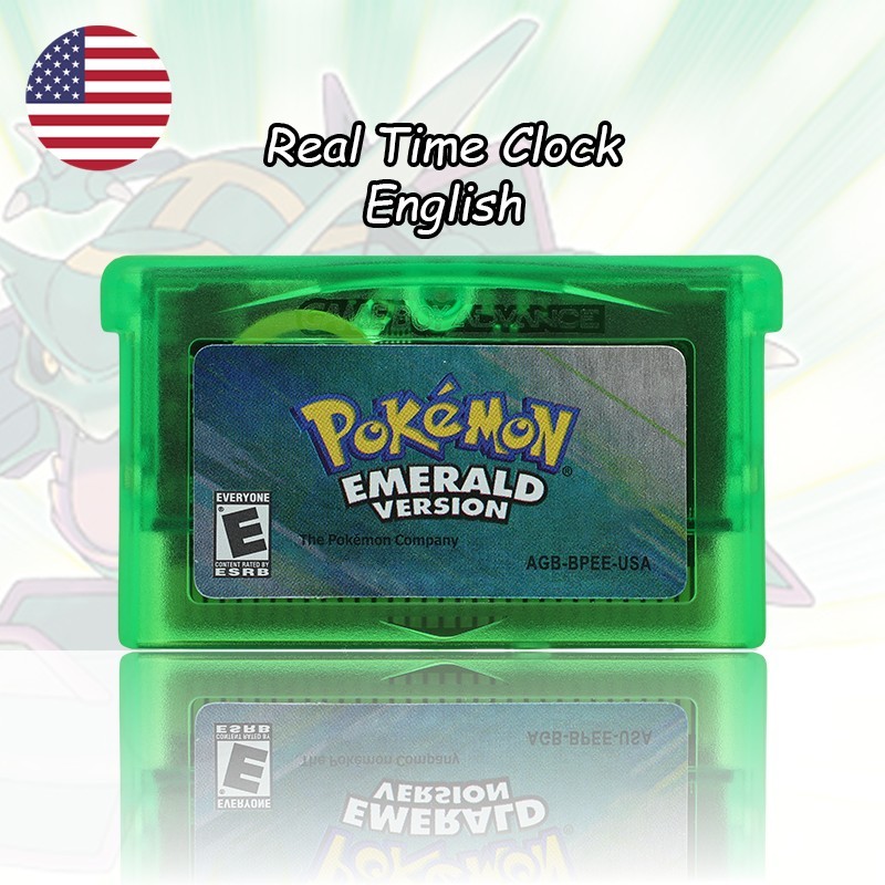 Pokemon Emerald (Nintendo Gameboy Advance, 2005) GBA Authentic New Battery Works