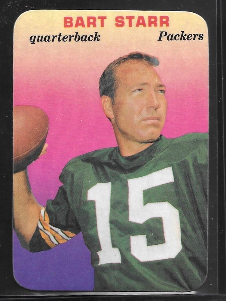 1970 Topps Super Glossy Bart Starr #9 ExMt+ Football Card