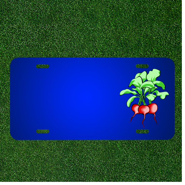 Custom Personalized License Plate for Beetroot Lovers with Names