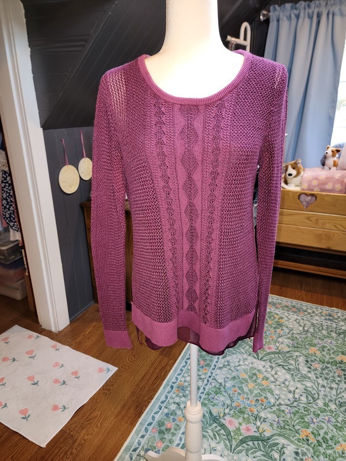 Women's Lucky Brand Knit Shirt - Size Large