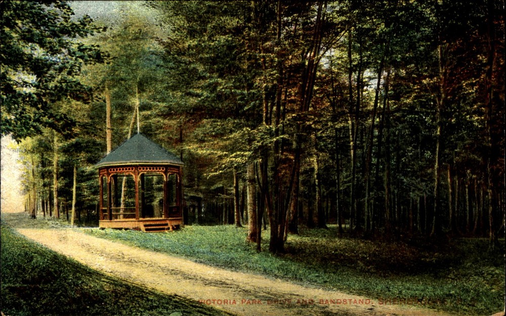 Victoria Park ~ Sherbrooke Quebec Canada ~ c1910 postcard