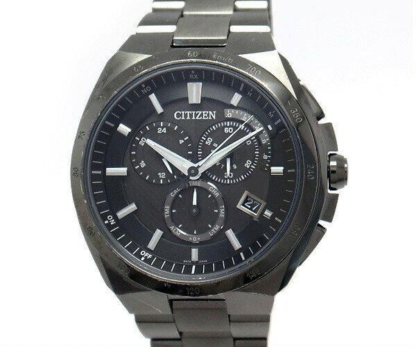Citizen Atessa AT3014-54E Eco-Drive Titanium Chronograph Watch Used