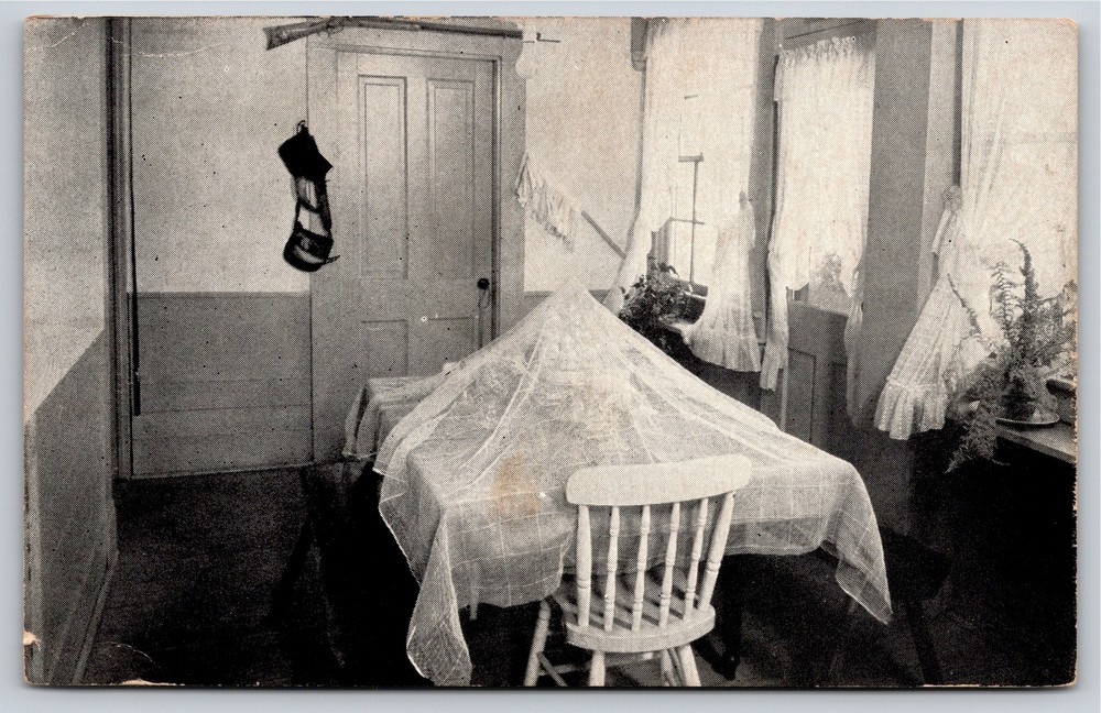 Interior~Greenfield Indiana~Side Porch Of James Whitcomb Riley Home~Vintage PC