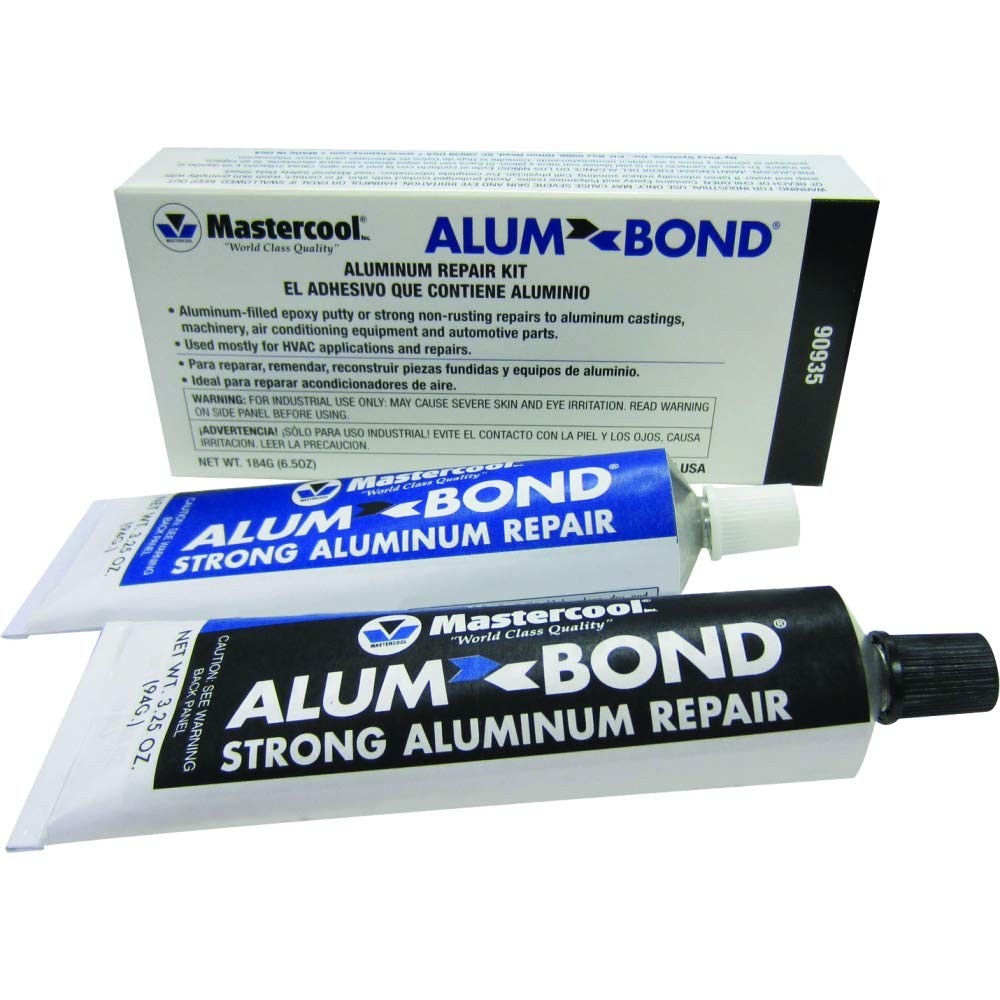 Mastercool 90935 Alum-Bond Aluminum Repair Kit – Two-Component White