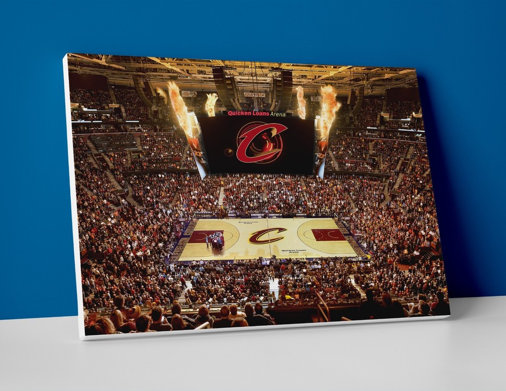 Cleveland Cavaliers Arena Poster or Canvas -  Cleveland Cavaliers Wall Art