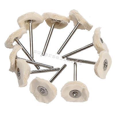 Cotton Polishing Buffing Pads for Rotary Tool Set of 10 Wheels