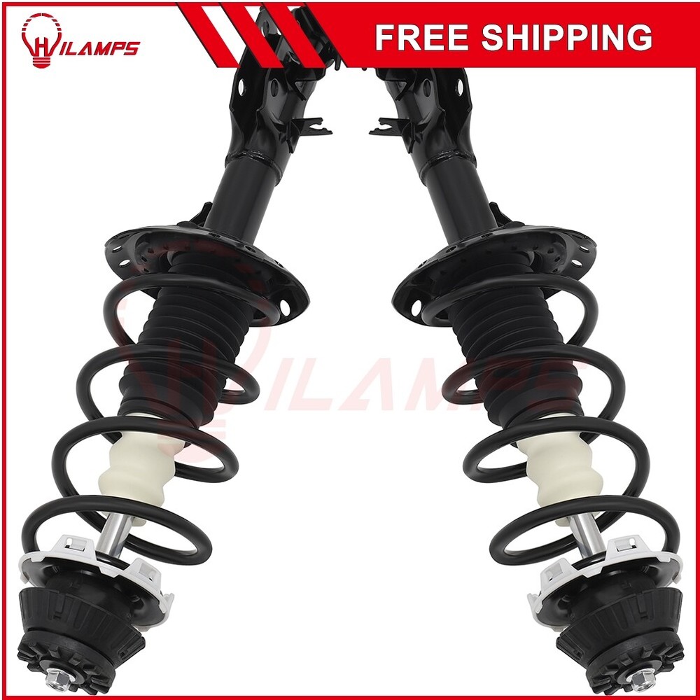 For Honda FIT 2009-2013 Front 1.5L Shocks Struts Coil Springs & Mounts × 2