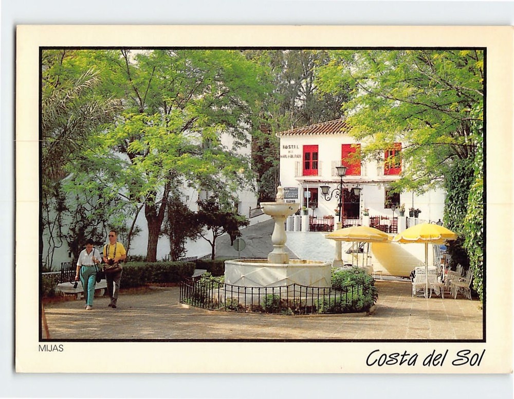 Postcard Costa del Sol Mijas Spain