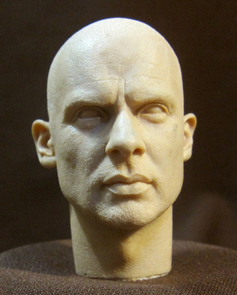 D-13 CUSTOM RESIN UNPAINTED HEAD SCULPT, Action figures 1/6 scale