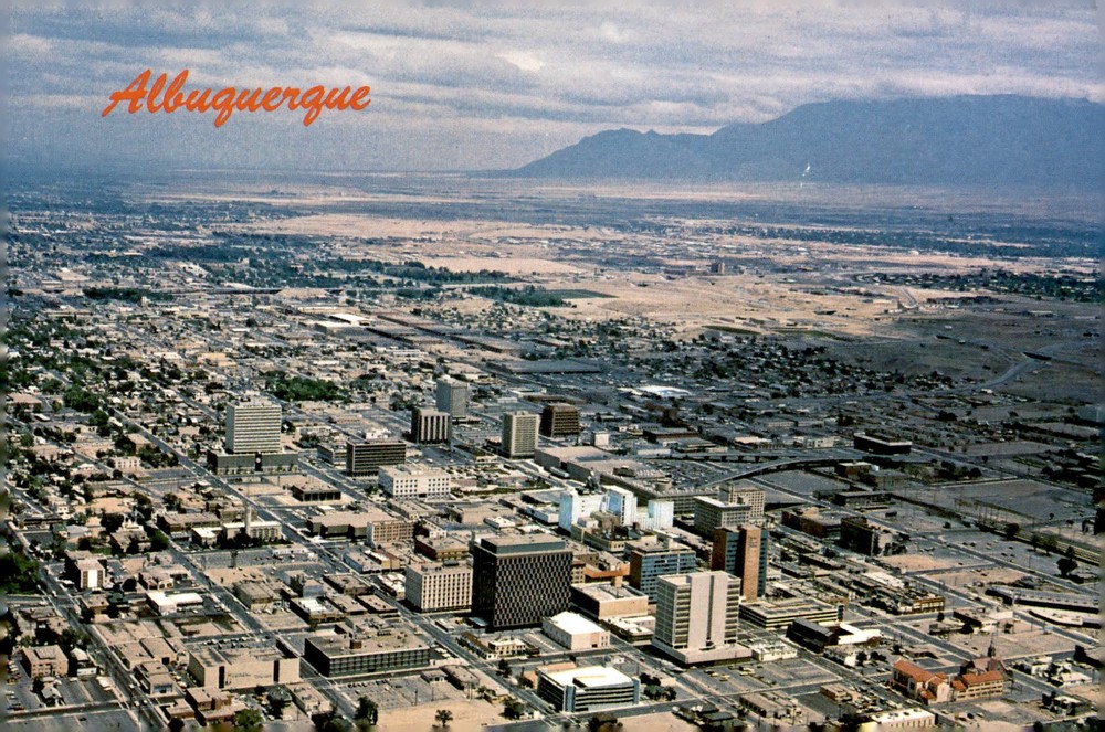 Sandia Mountain View from Albuquerque, New Mexico Postcard