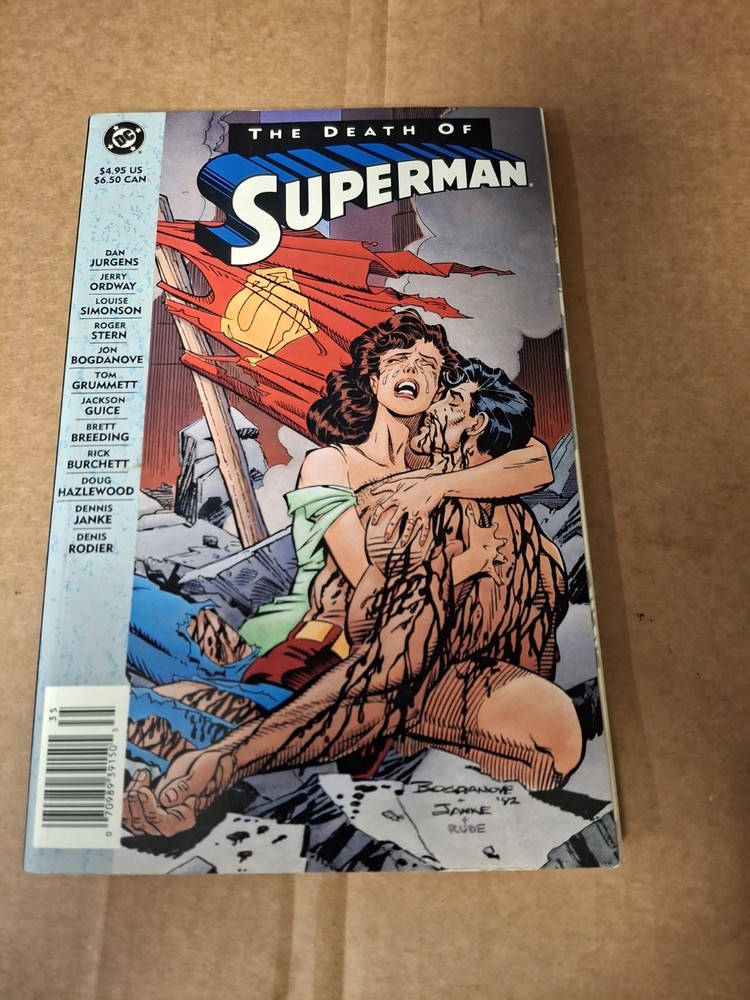 The Death of Superman DC Comics 1993 Trade Paperback