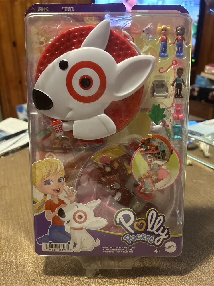 NEW Polly Pocket TARGET BULLSEYE ADVENTURE Exclusive Playset Doll Mini Toy