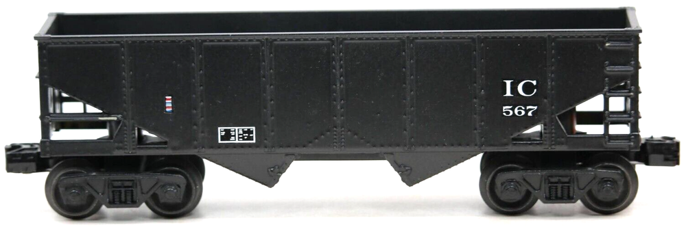 Custom Lionel O Gauge IC #567 Black Freight Hopper 1:48 Scale Model Train