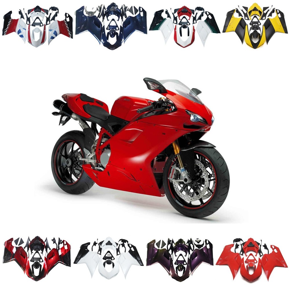 Bodywork For Ducati 1098 848 1198 2007 2008 2010 2011 2012 ABS Fairings Body Kit
