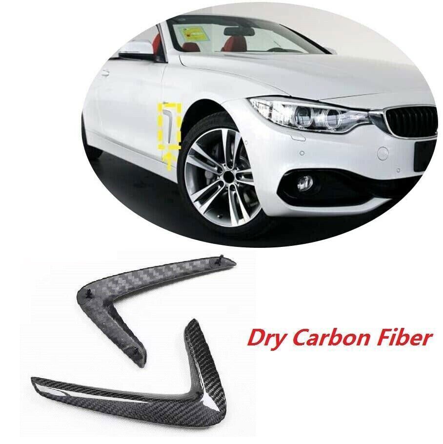 For BMW F32 F33 F36 440i 14-20 Carbon Fiber Side Vent Cover Trim Replace Clip On
