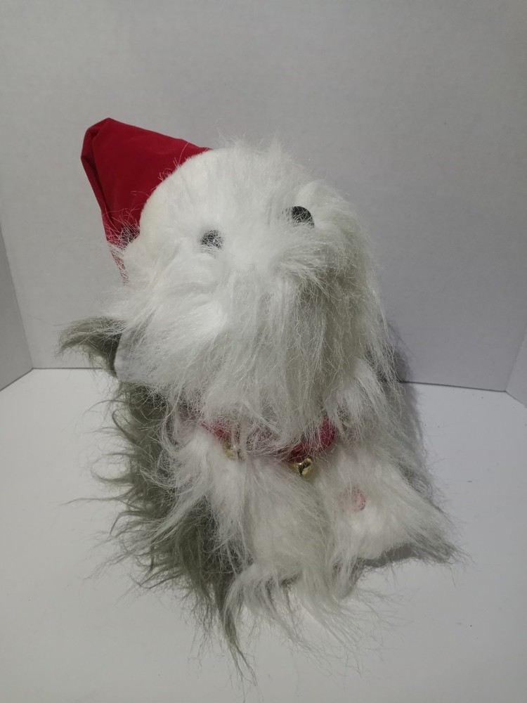 Gemmy Animated Christmas Plush Sheep Dog Sings Deck the Halls Songs 12 in Tall