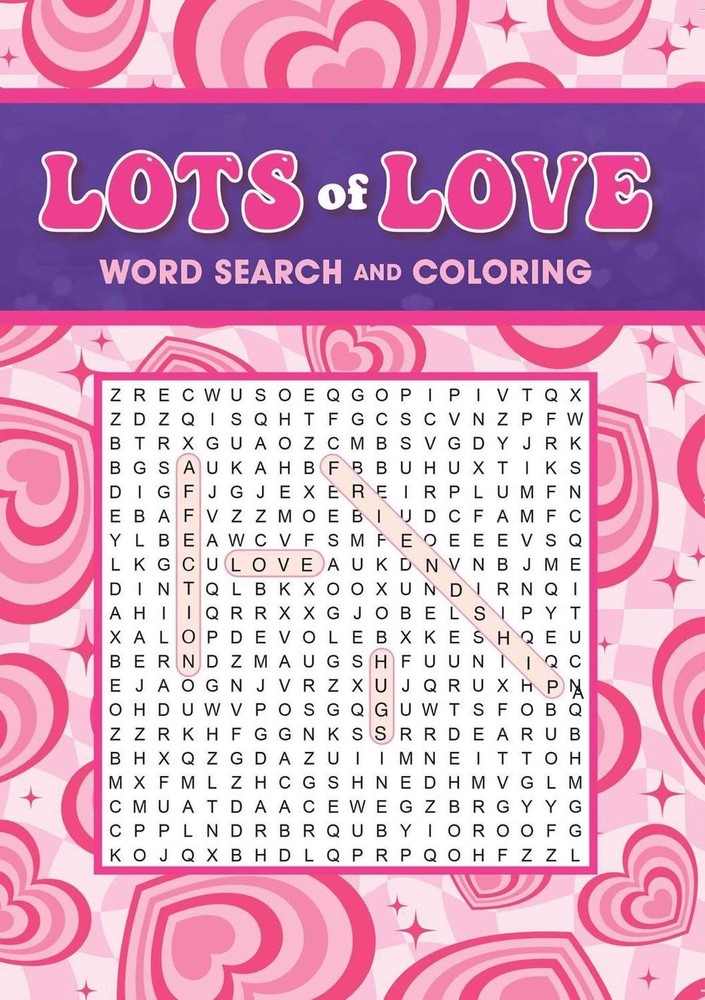 Lots of Love Word Search and Coloring by Editors of Thunder Bay Press Paperback