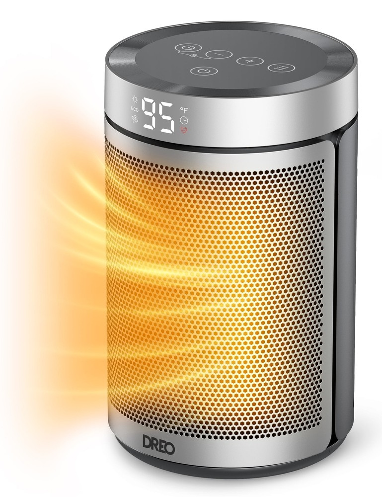 Space Heaters for Inside, Portable Electric Heater for Home with Thermostat, 1-1