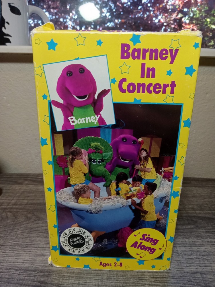 Barney In Concert Sing Along- VHS 1990 TESTED WORKS!!