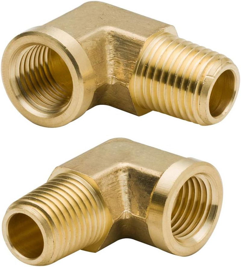 1/8 Inch Brass Street 90 Degree Elbow 1/8