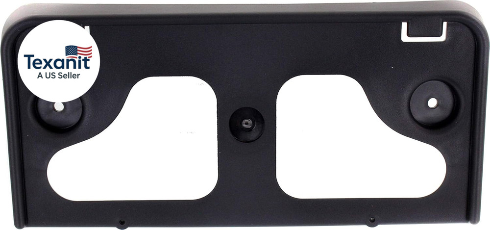 Front License Plate Bracket Compatible with 2010-2012 Ford Taurus Black