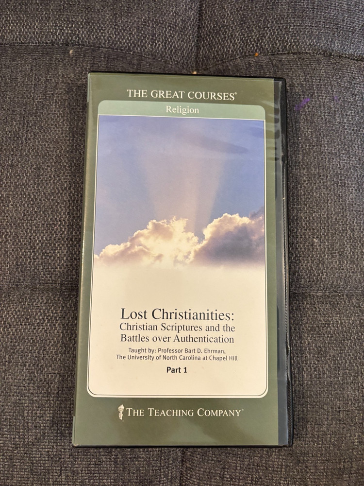 Lost Christianities: Christian Scriptures and the Battles over AuthenticationPart 1