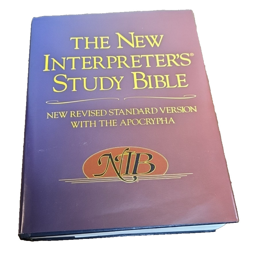 The New Interpreter’s Study Bible (2003) – NRSV with Apocrypha, Hardcover